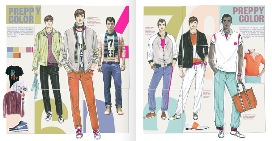 Valentine Hébert - cahier de tendance homme Promostyl